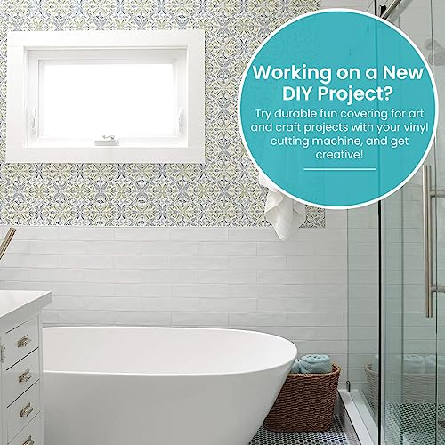 Con-Tact Brand Creative Covering Self Adhesive Vinyl Drawer And Shelf Liner, 18''X9', Abbey Sage #TOP5