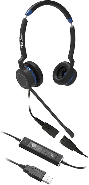 سعر ومواصفات سماعة رأس قياسية مزدوجة بوم MS2200 QD + MS40 مع USB من مايلستونز، متعددة الألوان، سلكي، فوق الأذن (B0CKVQC9QG) على Amazon EG