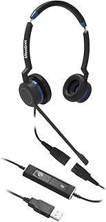 سماعة رأس قياسية مزدوجة بوم MS2200 QD + MS40 مع USB من مايلستونز، متعددة الألوان، سلكي، فوق الأذن