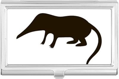 Black Shrew Animal Portrayal Business Card Holder Case Pocket Box Wallet