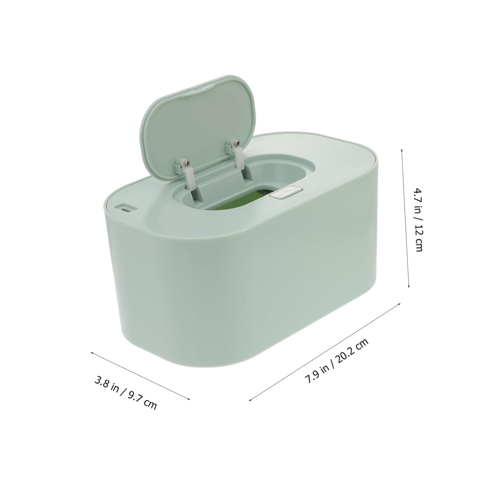 Ciieeo Chauffe-lingettes Portable pour Bébé Chauffage sans Fil USB, Design Compact Vert