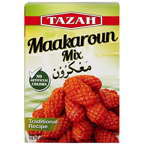 Tazah Lebanese Maakaroun Dessert Mix 13.75 Ounce 390 Gram