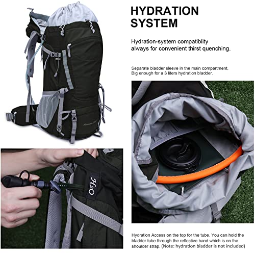 Trekkingrucksack Mountaintop 55L mit Innenrahmen für Outdoor-Aktivitäten