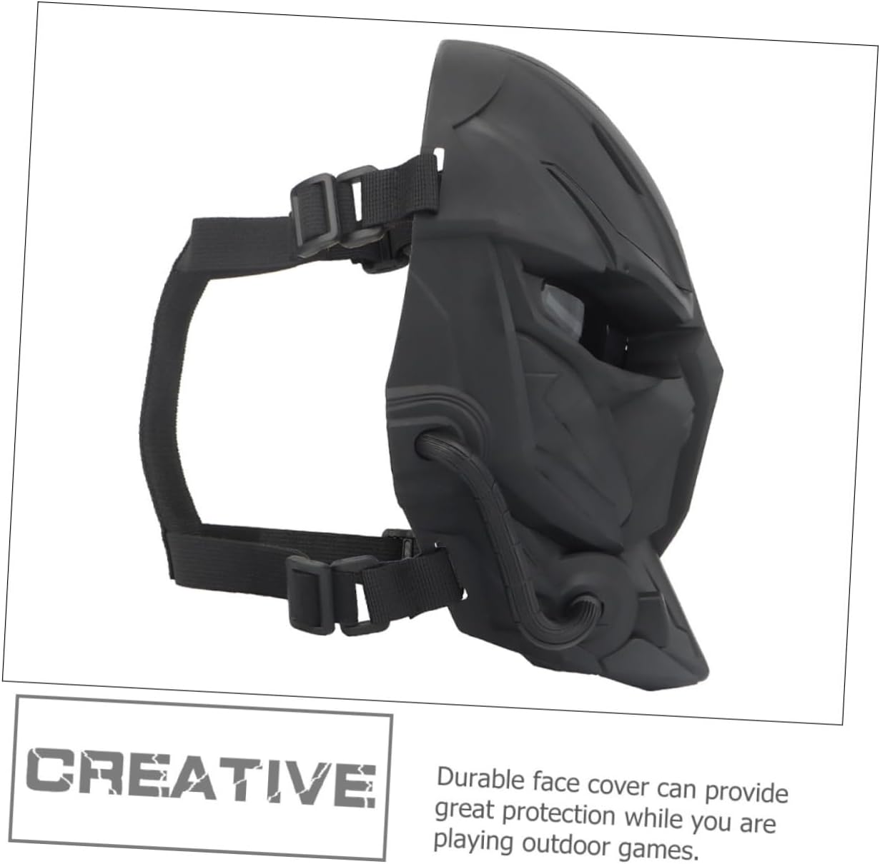 Science Fiction Full Face Mask Breathable Costume for Cosplay Outdoor Activities and Festivals for Masquerade and Halloween Events