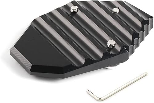 Miniatura 4 de SCUUBE for Kawasaki KLX250 2009-2015 for VERSYS 650 2010-2018 Motorcycles Kickstand Foot Side Stand Enlarger Plate Extension Pad CNC Support Plate