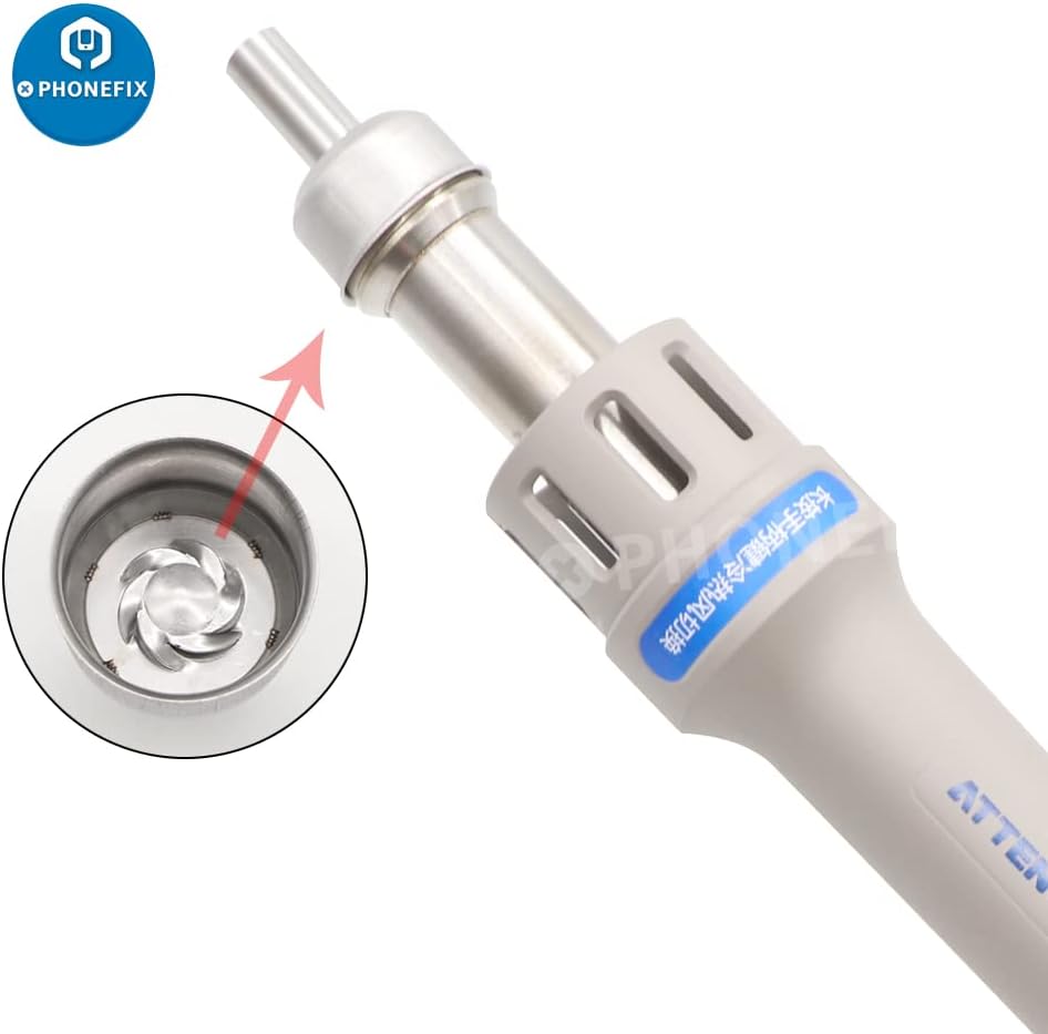 ATTEN ST-862D Lead-free Hot Air Gun Soldering Station, 1000W 110V Hot Air Rework Station with Intelligent Digital Display For Mobile Phone PCB Chip Welding Repair (110V)