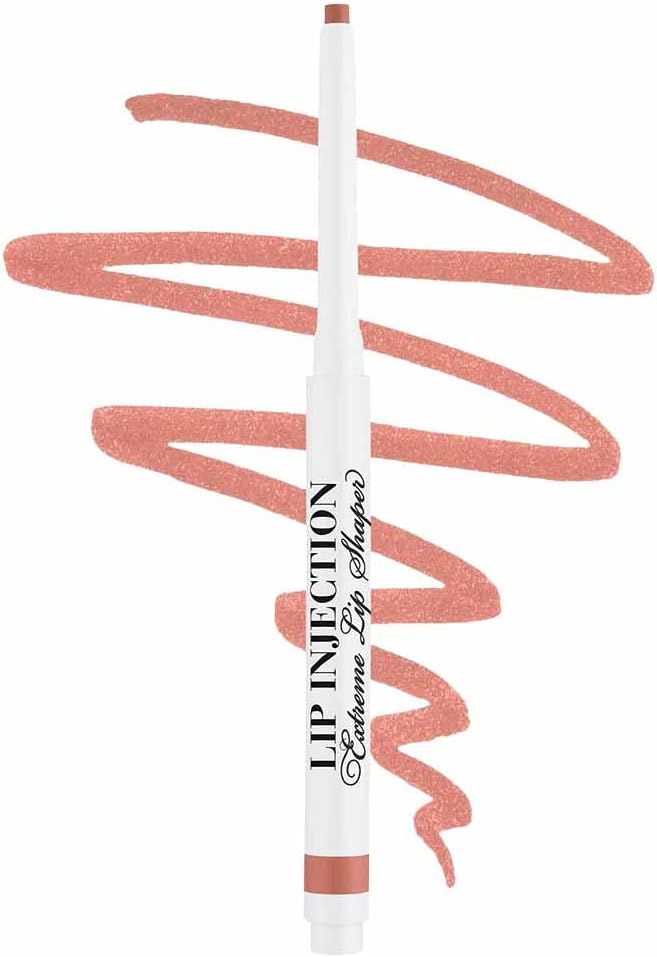 Lip Injection Extreme Lip Shaper | Plumping, Waterproof, Liner Pencil, 0.01 Ounce, Post-Op Pink