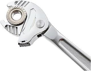 Llave de boca ancha ajustable Llave de garra cangrejo industrial alta resistencia, trinquete autoajustable, herramienta mandíbula ancha for fabricación tuberías automotrices(S)