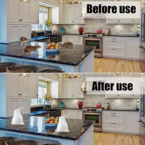 Natural Mouse Repellent, 12 Pack Peppermint Oil To Repel Mice And Rats, Rodent Repellent For Car Engines, Rodent Rat Repellent Balls Pest Insect Control, Pet Safe, Family Safe #TOP1