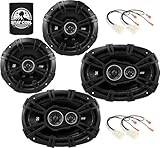 KICKER Speakers 6.5 & 6X9 inch for Ford Explorer 2011-2019 Upgrade Kit - 4 Pack of DS Series with Harness, Car Audio Front and Rear Door Speaker DSC650, 43DSC6504 & DSC6930, 43DSC69304