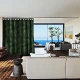 Room/Dividers/Now Premium Room Divider Curtain, 9ft Tall x 15ft Wide (Jungle) | Premium Curtains for