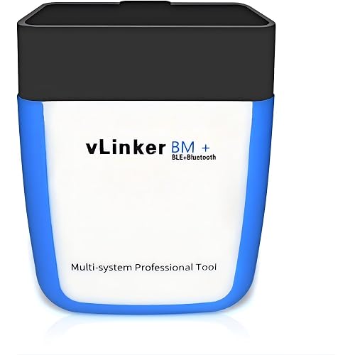 Vgate vLinker BM+ OBD2 Bluetooth Scanner for BMW/Mini BimmerCode, Car Code Reader for iOS, Android, and Windows