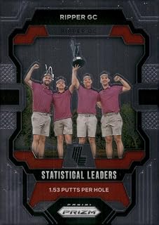 2024 PANINI PRIZM LIV GOLF 2024 STATISTICAL LEADERS #92 RIPPER GC RIPPER GC GOLF OFFICIAL TRADING CARD OF LIV TOUR