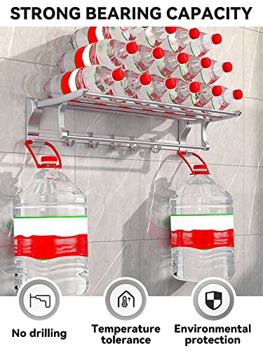 Lorvain Sealant Fix, 5Pcs All Purpose Glue Kit Quick Drying Glue With Snip Tip Applicator Caps, Invisible Nail-Free Sealant Strong Repair Sealing Glue For Stick Kitchen Shelves Metal Glass Wood #TOP4