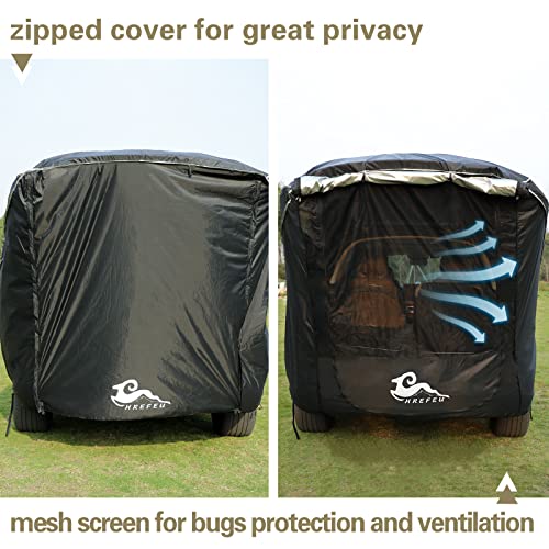 HREFEU SUV Tailgate Tent with Awning,Waterproof 3000MM UPF 50+,Tailgate Shade Awning Tent for Compact SUV/Van/MPV/CUVCamping (Large Size) - Image 6
