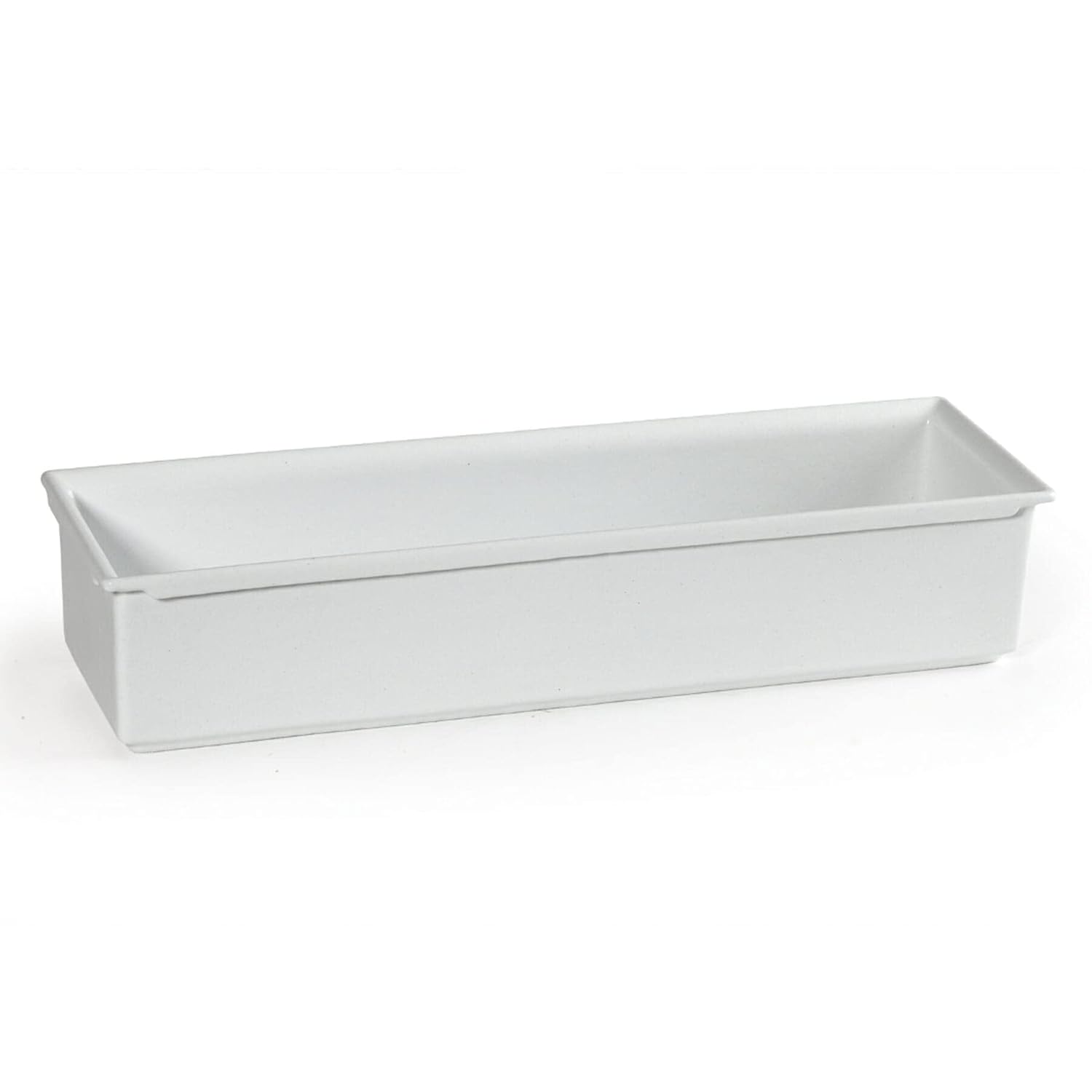 G.E.T. CIH1/2LD-WW Bugambilia Fit Perfect Half Size Stackable Food Pan, 3.7" Deep, Mod White