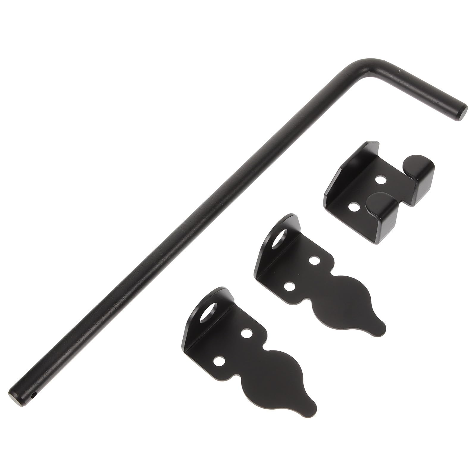 Verrou de sol pour portails bois loquet de porte extérieur solide