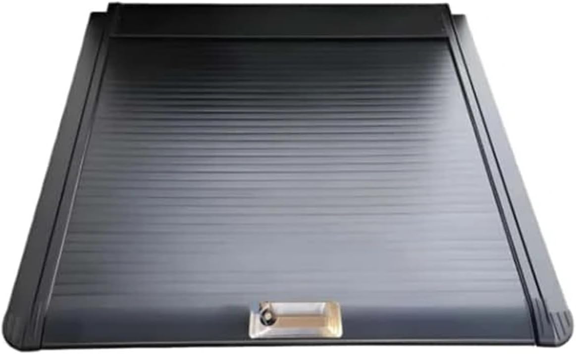 Pickup Waterproof Retractable Manual Roller Shutter Truck Bed Tonneau Cover with Locking for Silverado/Ram