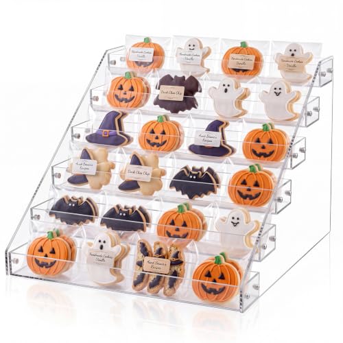 Novabright 6 Tier Cookie Display Stand, Dessert Stand for Baker & Vendors