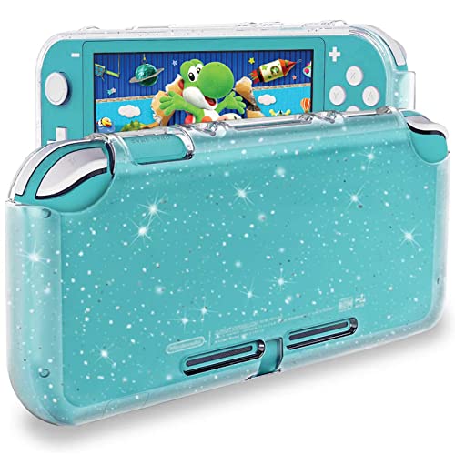 Protective Case Compatible with Switch Lite, Crystal Glitter Bling Soft TPU Case with Shockproof and Scratch-Resistant Protective Case for Nintendo Switch Lite - Crystal Glitter Cover