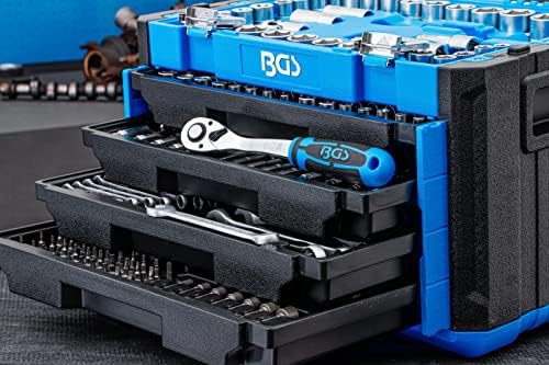 Bild 4 - BGS 74000 | Steckschlüssel-Satz Sechskant | Antrieb 6,3 mm (1/4") / 10 mm (3/8") / 12,5 mm (1/2") | Metrisch und Zollgrößen | 300-tlg.