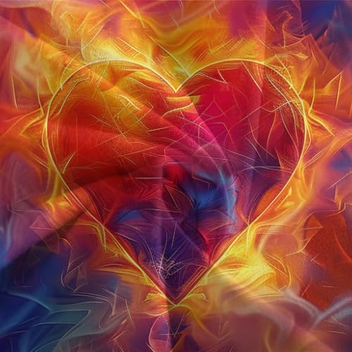 Housse de couette microfibre douce avec fermeture éclair solide Flame Amour