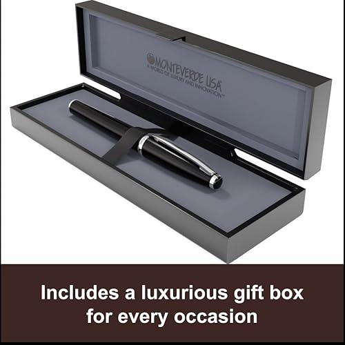 Vista 33 de Monteverde Pluma Estilográfica Aldo Domani Azul - S