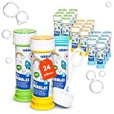 alldoro Bulles de Savon Enfant, Set de 24, Jeu de Labyrinthe et Baguette