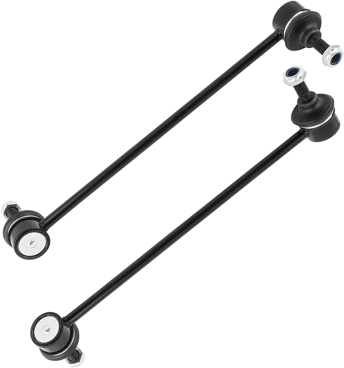 Detroit Axle - Front 6pc Suspension Kit for Ford Taurus X Five Hundred Freestyle Mercury Montego Sable,4 Inner Outer Tie Rod Ends 2 Sway Bars Replacement