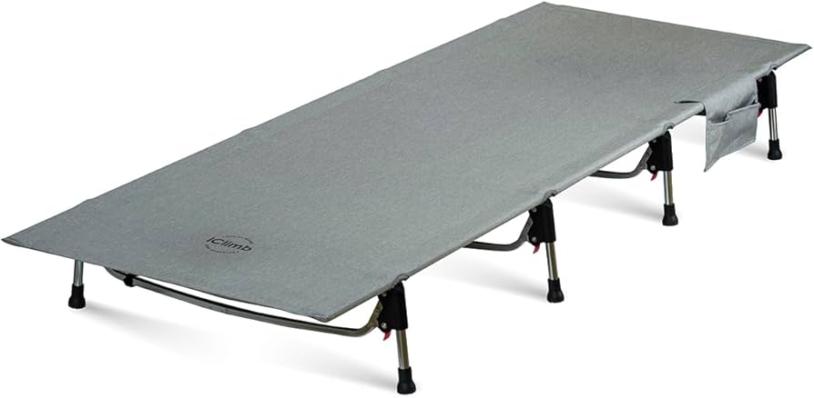 Amazon.co.jp: iClimb アウトドア 折り畳みベッド 数秒組立 超軽量