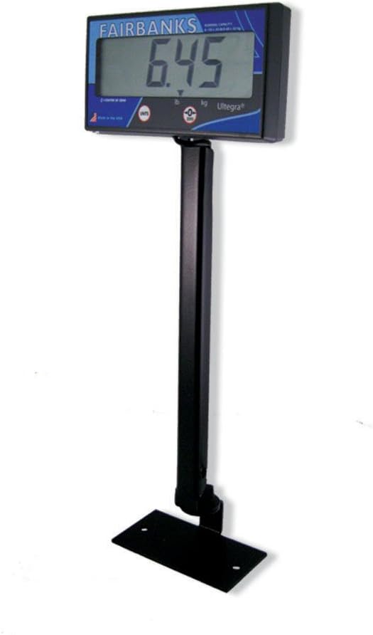 Fairbanks Scales 20301 Ultegra 1520 Remote Display Pillar, 18" Height, Black