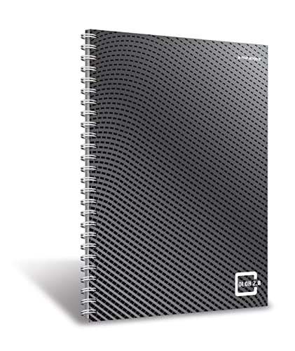 TOP-2000 Quaderno a spirale, formato A6, 80 fogli
