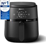 Philips Airfryer 2000-Series 4,2L - 1500W power, RapidAir technology, digital touch screen, 13 cooking options, 9 preset functions, Up to 90% less fat, Black (NA229/00) - 3