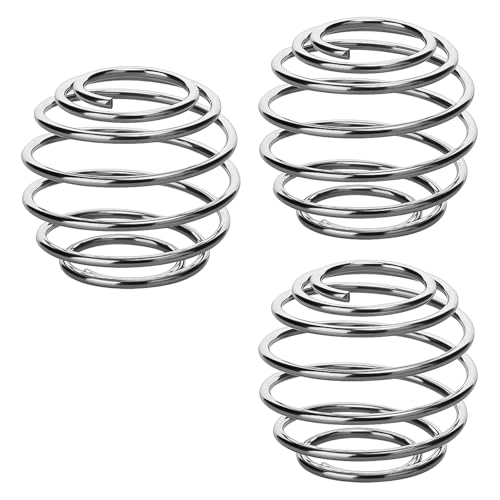3Pcs Small Size Shaker Balls for Protein Shakes,Milkshake and Salad Dressing,304 Stainless Steel Shaker Ball (3, 1.3Inch)