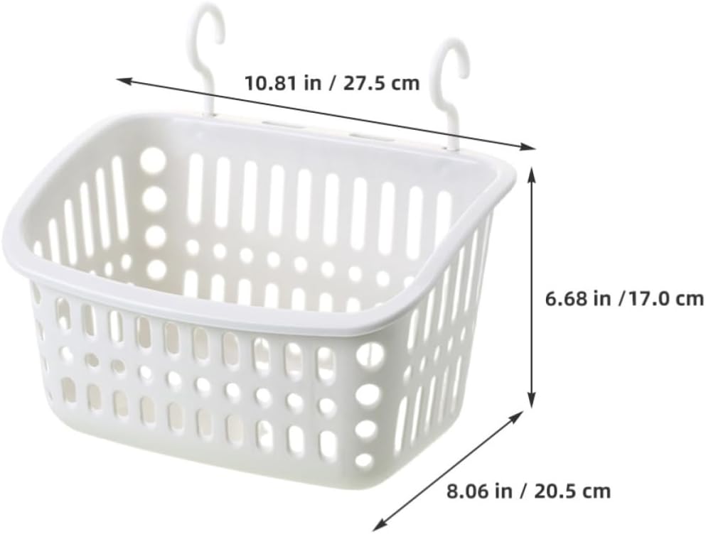 Hemobllo 4pcs White Plastic Hamster Hanging Basket Bed with Clips | Simple Clip Installation, Space Saving Design, Lightweight, Multipurpose Use