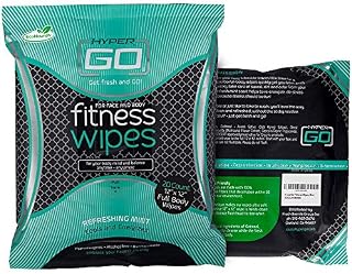 HyperGo: Full Body Fitness Wipes - Body Cleansing Wipes - Clean Off Odor