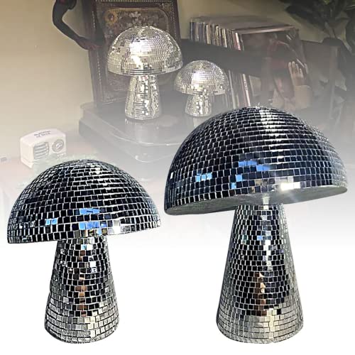 Mushroom Disco Ball For Party Mirror Disco Ball Mushroom Shape Party Lights For Table/Desk/Room/Home Art Decor #TOP1