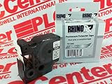 DYMO Rhino Industrial Permanent Polyester Labels, 3/4", Black Print on Metallic Tape – view 2