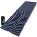 ALPRANG Ultralight Sleeping Pad - Inflatable Camping Mat for Backpacking, Traveling and Hiking, Air-Support Wavy Design (Blue)