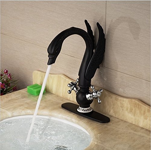 Robinet de salle de bain Gowe en col de cygne pour une vasque moderne et épurée
