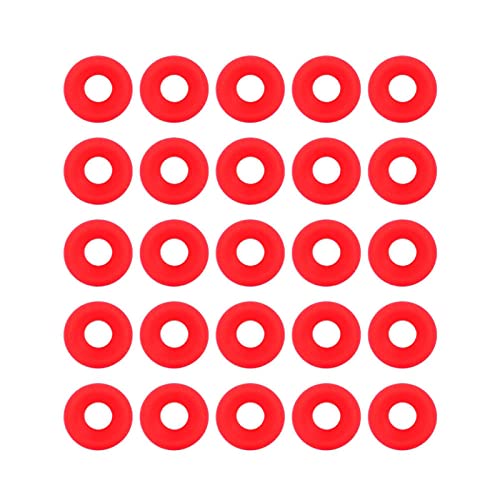 25 Stück Rote Silikondichtungen für Swing Flip Top Bottle Home Brew Beer Bottle Seals