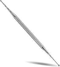 Curette Nail – (A5) Double Ball Tip Stainless Steel Nail Cleaner & Cuticle Remover – Professional Dual-End Manicure & Pedicure Instrument for Salon & Home Use