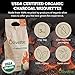 Organic Charcoal Briquettes by Olivette, Reusable Charcoal for Grilling, USDA Certified, Recycled Olive Tree Byproduct, Ready to Light BBQ Charcoal, 6.6 lb. Bag Equal to 20 lb. of a Regular Charcoal