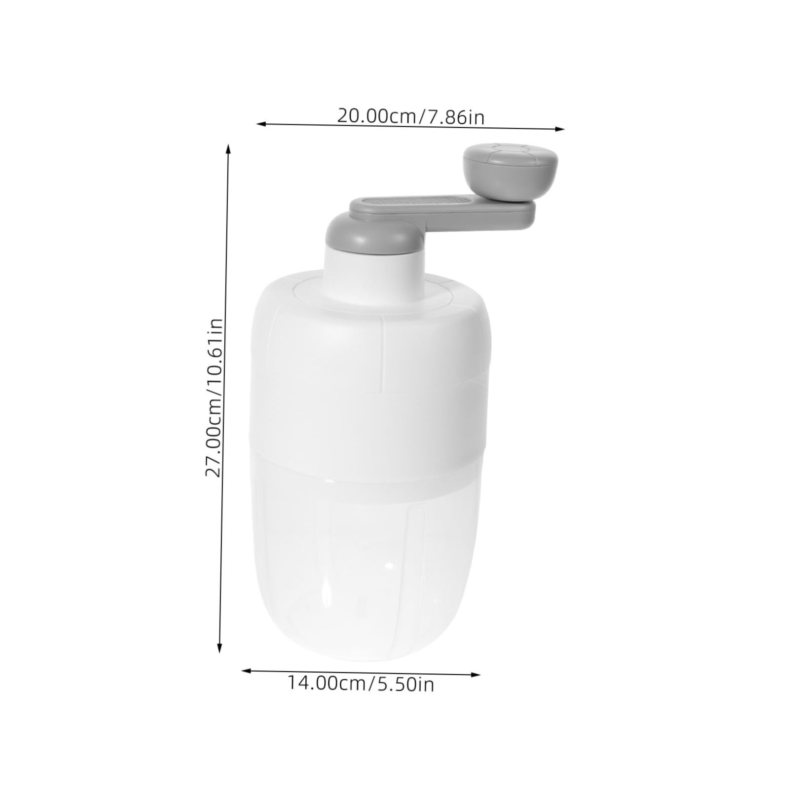 GLSTOY Crusher Shaved Ice Machine for Home Manual Ice Crushing Machine Ice Shaver Thicker Blade Random Style