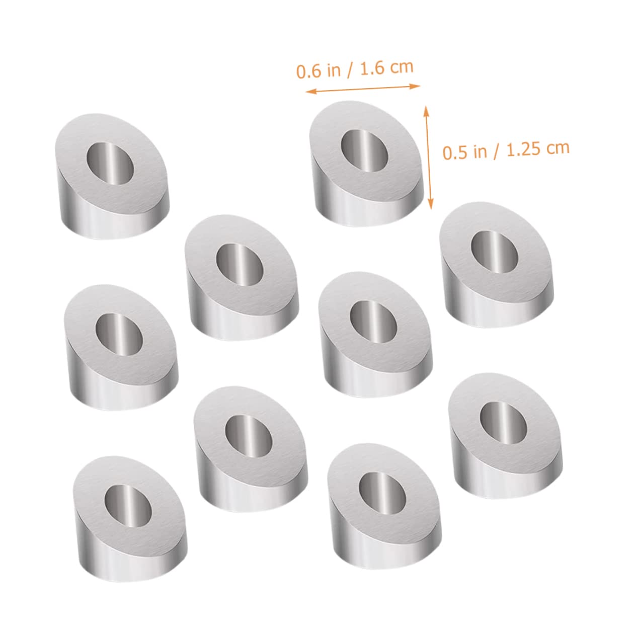 SOLUSTRE 30pcs Railing Kit Stainless Steel Beveled Washers Washer for Stair Railings