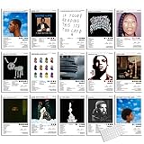 MoniiyHong Drake Poster 15pcs Includes Poster Putty Rapper Music Album Cover 08x12in Unframed