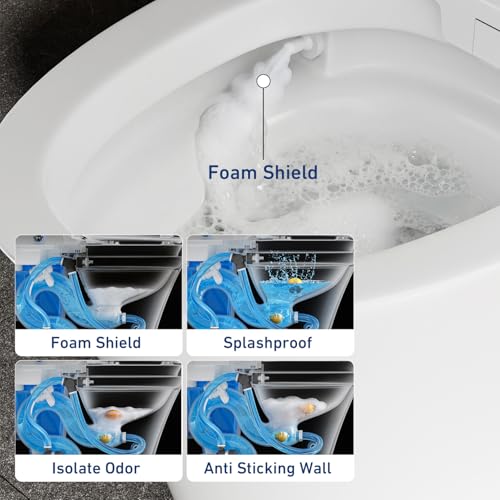 Image of Smart Bidet Toilet, Foam Shield,Foam Shield, Deodorization, 1.2GPF