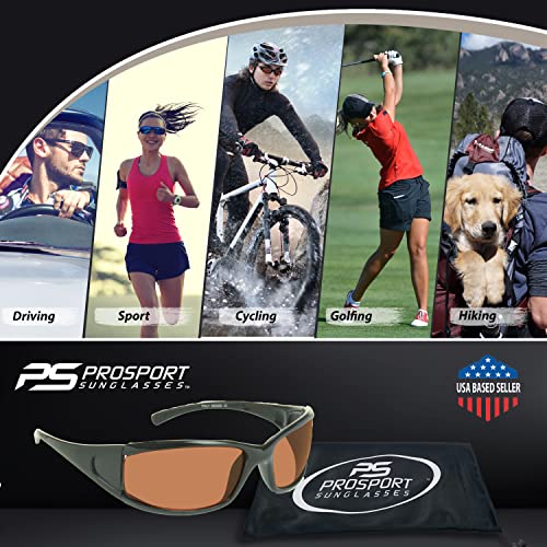 Image of proSPORT Blue Light Reducing High Definition HD Lens Sunglass TR90 Sport Frame Men Women