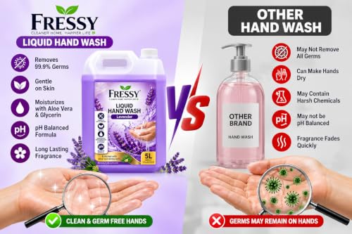 Image of FRESSY Lavender Hand Wash Liquid, 5L