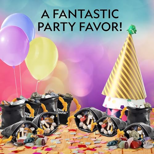 National Geographic Kids Rock Collection – 1.25 lb. Assorted Rocks, Minerals & Gemstones Plus 50 Cool Rocks & Minerals to Share, STEM Earth Science Kit for The Classroom, Homeschool & More - Image 5